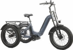 Corelli E-Load 20 inç Üç Tekerli Elektrikli Kargo Bisikleti Siyah