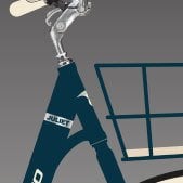 Carraro Juliet 28 Jant 21 vites Şehir Bisikleti Mat Mavi-Krom 43 cm