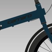 Carraro Flexi 121 D Katlanır Bisiklet Haki Yeşil-Siyah