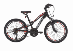 Bisan Buffalo V fren 24 Jant Çocuk Bisikleti Siyah-Kırmızı