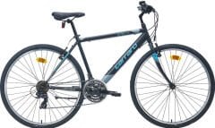 Carraro Active 280 28 Jant 21 Vites Şehir Bisikleti Siyah-Koyu Gri/Kırmızı