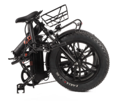 Alba Fold F Premium 10 Ah 20 Jant Fatbike Katlanır Elektrikli Bisiklet - Siyah