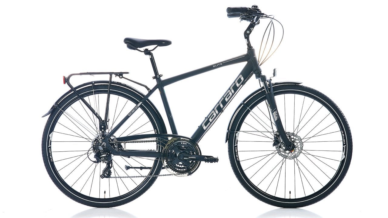 Carraro Elite 706 28 Jant 21 Vites Hidrolik Fren Şehir Bisikleti Siyah-Gri 48 cm