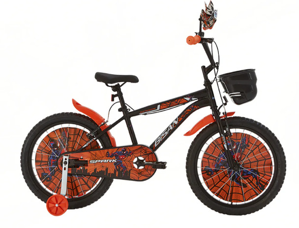 Bisan Spark 20 Jant Çocuk Bisikleti Siyah-Turuncu
