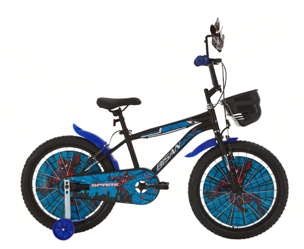 Bisan Spark 20 Jant Çocuk Bisikleti Siyah-Mavi