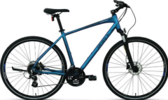 Carraro Sportive 225 Hidrolik Fren 24 Vites 28 Jant Şehir Bisikleti Mat Mavi-Yeşil/Mor 51 cm