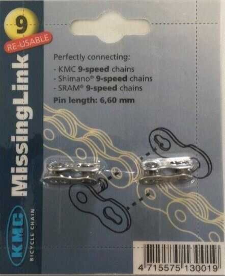 Zincir Ara Bakla 9'lu 6,60mm KMC