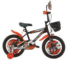 Bisan Flash 16 Jant Çocuk Bisikleti Siyah-Turuncu