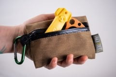 Pack2Ride Karman Dayanıklı Fermuarlı Cüzdan Siyah