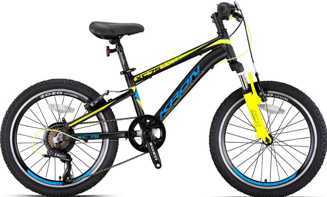 Kron XC 75 20 Jant Erkek Çocuk Bisikleti Siyah-Kırmızı-Mavi