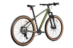 Kron XC 100 Pro 8 Vites Essa 29 Jant Dağ Bisikleti Mat Haki-Parlak Sarı 43 cm