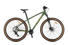 Kron XC 100 Pro 8 Vites Essa 29 Jant Dağ Bisikleti Mat Haki-Parlak Sarı 43 cm