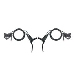 Hidrolik E-Bike Fren Seti Karasawa HDM-5E, 4 Piston, Ön:1m Arka:2m, 2Pin Kablo