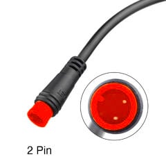 Hidrolik E-Bike Fren Seti Karasawa HDM-5E, 4 Piston, Ön:1m Arka:2m, 2Pin Kablo