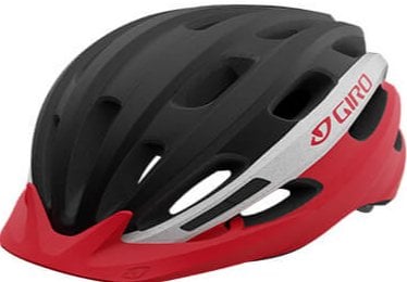 Kask Mat Siyah-Kırmızı 54-61 Cm Register Giro