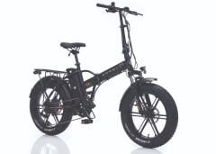 Corelli Voniq Eco Magnesium 20 Jant Katlanabilir Fat Bike Elektrikli Bisiklet Siyah 42 cm