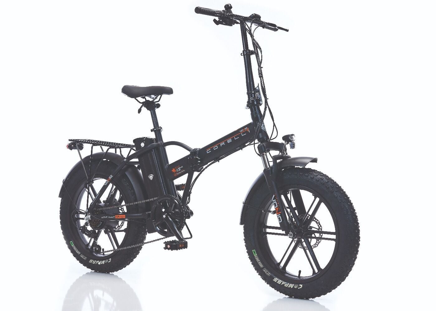 Corelli Voniq Eco Magnesium 20 Jant Katlanabilir Fat Bike Elektrikli Bisiklet Gri 42 cm