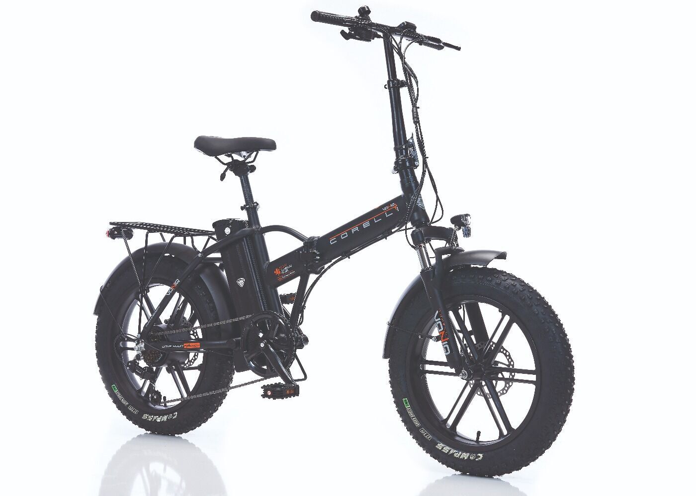 Corelli Voniq Eco Magnesium 20 Jant Katlanabilir Fat Bike Elektrikli Bisiklet Mavi 42 cm