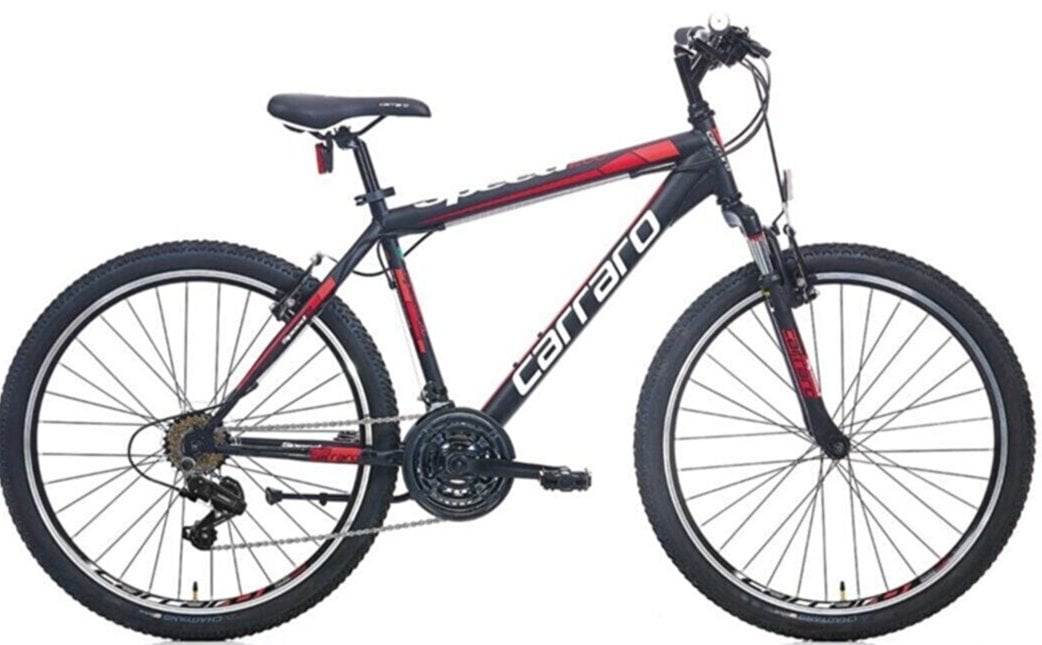 Carraro Speed 240 21 Vites 24 Jant Dağ Bisikleti Siyah-Kırmızı