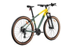 Kron XC 150 Hidrolik Fren 27.5 Jant Dağ Bisikleti Mat Yeşil-Sarı 38 cm