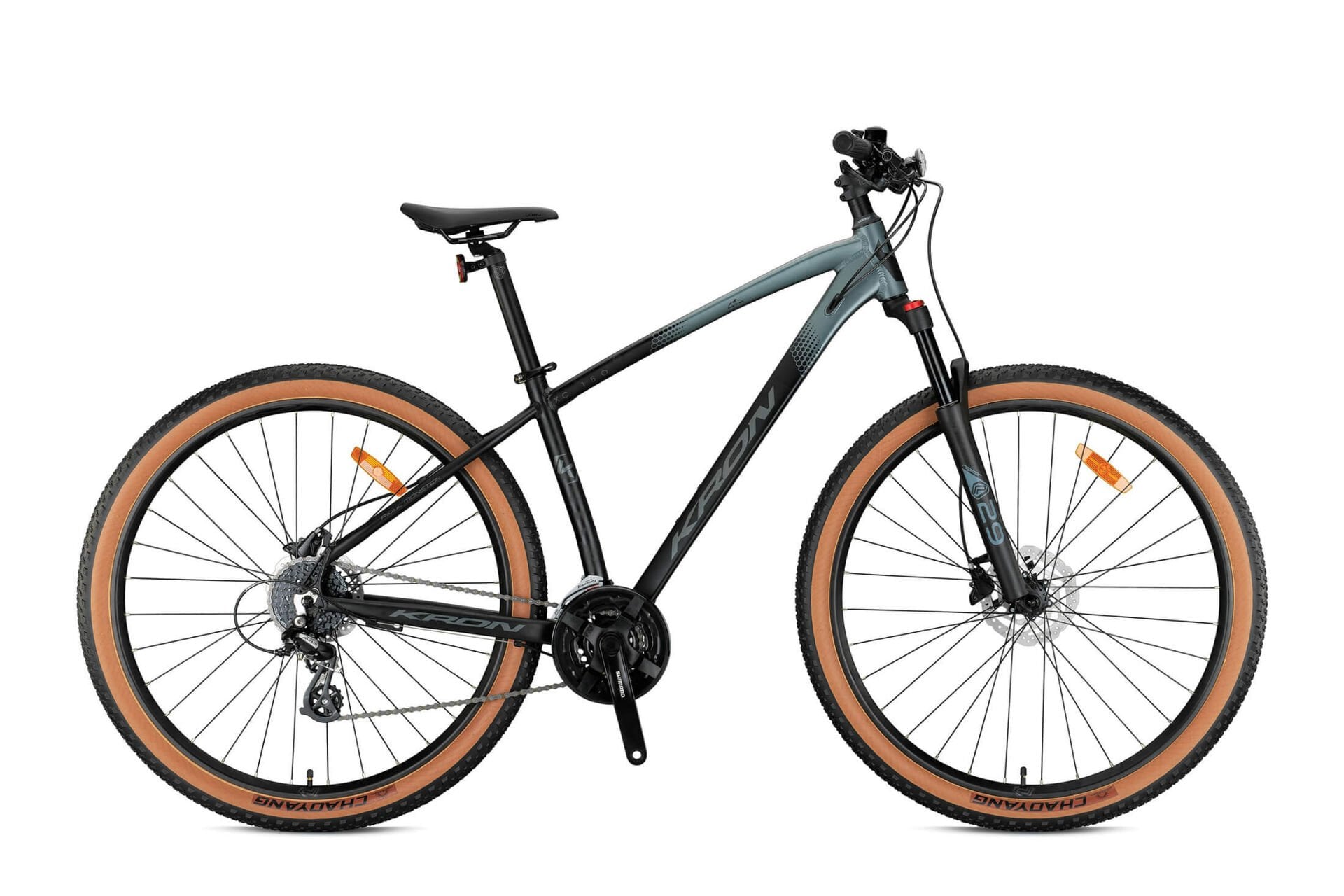 Kron XC 150 Hidrolik Fren 27.5 Jant Dağ Bisikleti Mat Siyah-Füme 38 cm