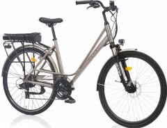 Corelli Caben 28 Jant Elektrikli Bisiklet Metalik Bej 48 Cm