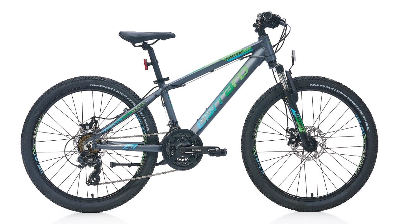 Carraro Force 410 21 Vites Disk Fren 24 Jant Dağ Bisikleti Mat Mavi-Turuncu-Sarı