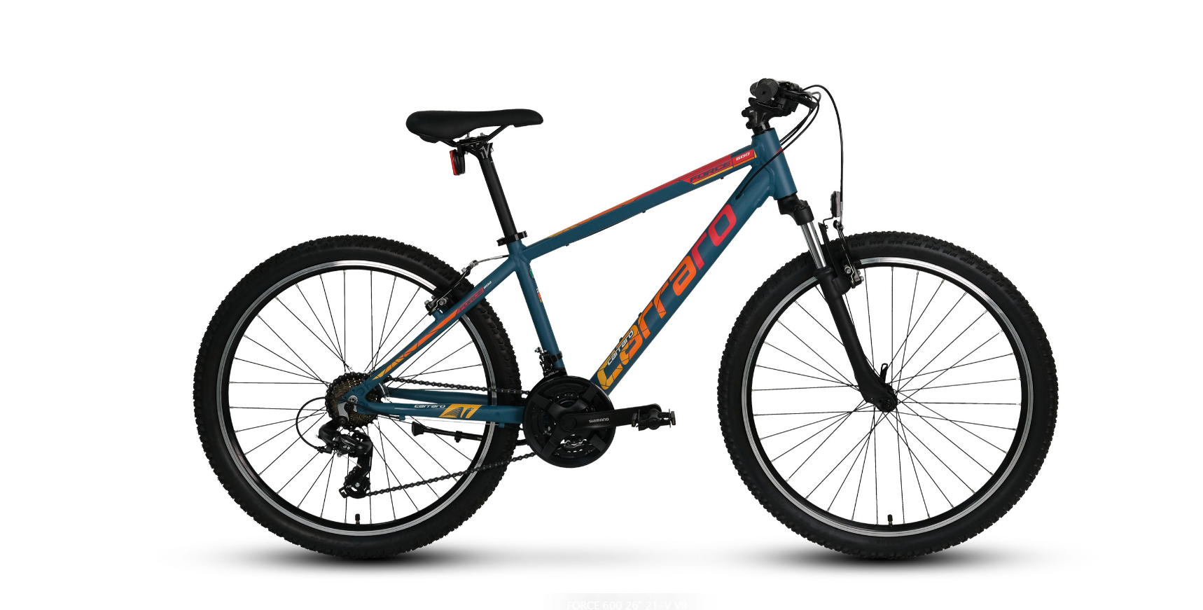 Carraro Force 600 21 Vites 26 Jant Dağ Bisikleti Petrol Mavi-Kırmızı 38 cm