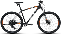 Carraro Daytona 709 Hidrolik Fren 27.5 Jant Dağ Bisikleti Mat Siyah-Beyaz-Turuncu 40 cm