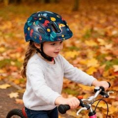 Kask Çocuk İmpact Kiddo Lacivert Desenli Small