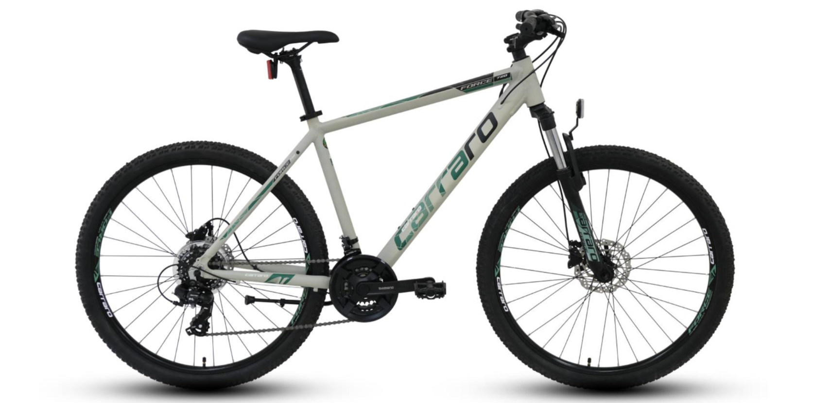 Carraro Force 720 Hidrolik Fren 21 Vites 27.5 Jant Dağ Bisikleti Gri-Yeşil