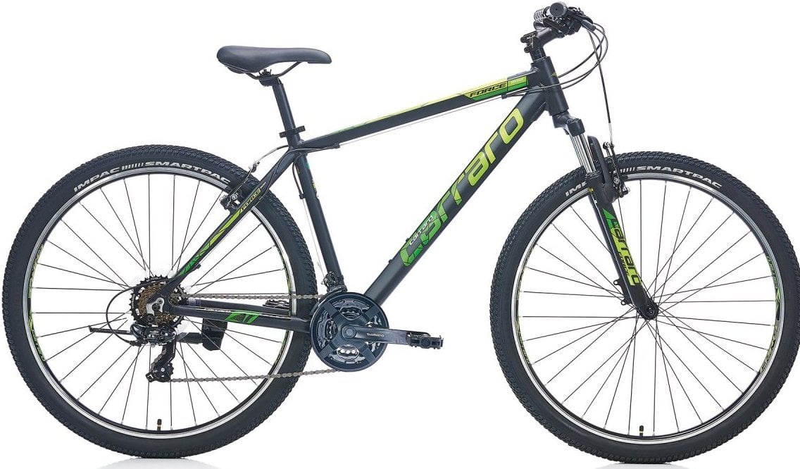 Carraro Force 900 21 Vites 29 Jant Dağ Bisikleti Siyah-Yeşil/Gümüş 52 Cm