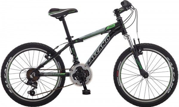 Salcano NG750 20 Jant Erkek Çocuk Bisikleti Mat Siyah-Yeşil/Turkuaz