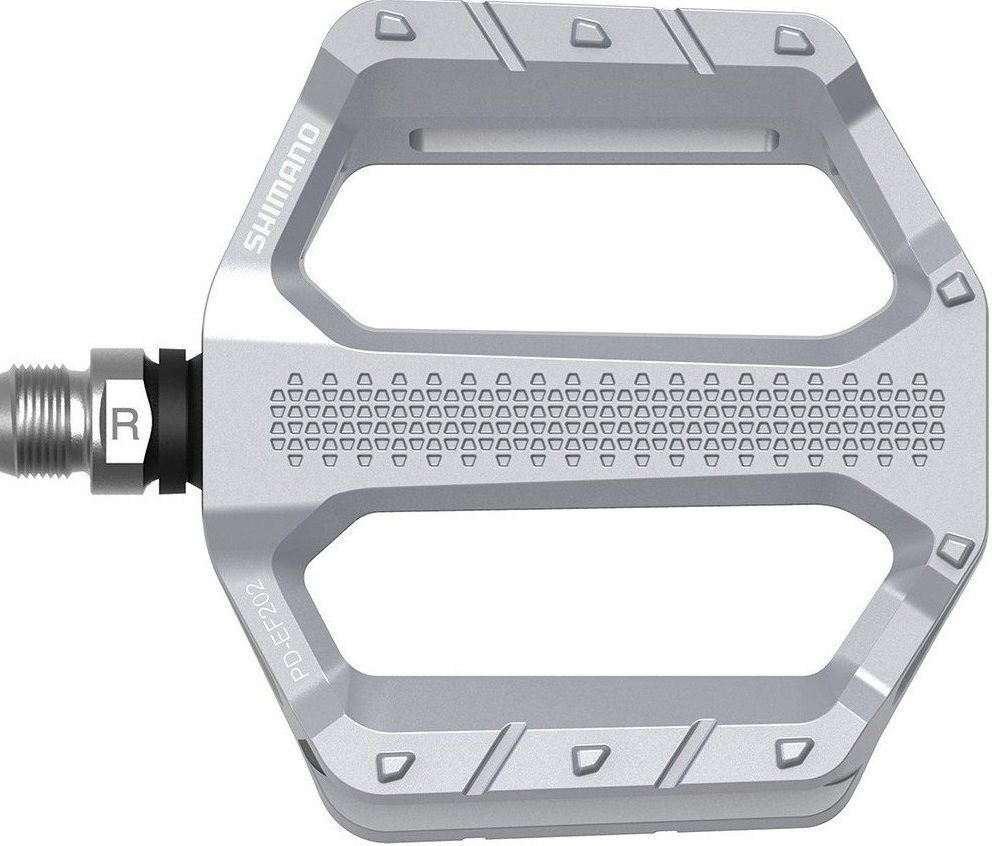 Pedal Düz Alüminyum Gümüş Ef202 Shimano