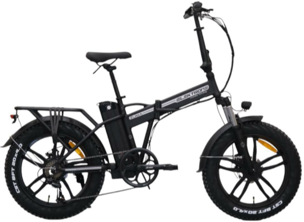 Kron Elektron Zuma 20 Jant Elektrikli Bisiklet Mat Siyah-Gri