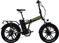 Kron Elektron Zuma 20 Jant Elektrikli Bisiklet Mat Siyah-Neon Sarı