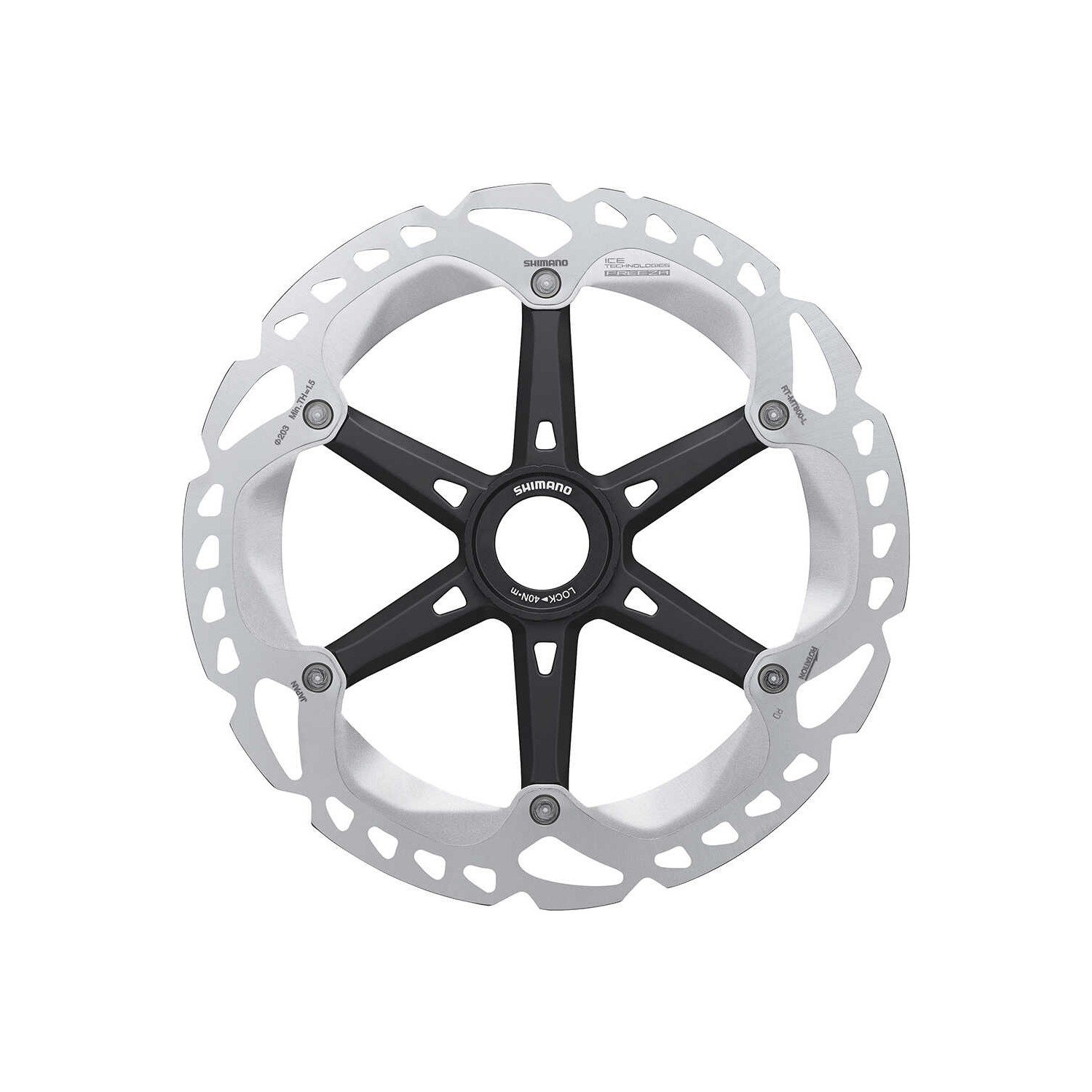 Rotor 203mm Center Lock RT-MT800 İce-Tech Freeza Shimano