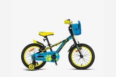Kron Bobcat 16 Jant Erkek Çocuk Bisikleti Siyah-Mavi/Açık Sarı