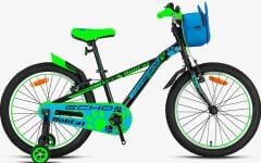 Kron Bobcat 16 Jant Erkek Çocuk Bisikleti Siyah-Mavi/Yeşil
