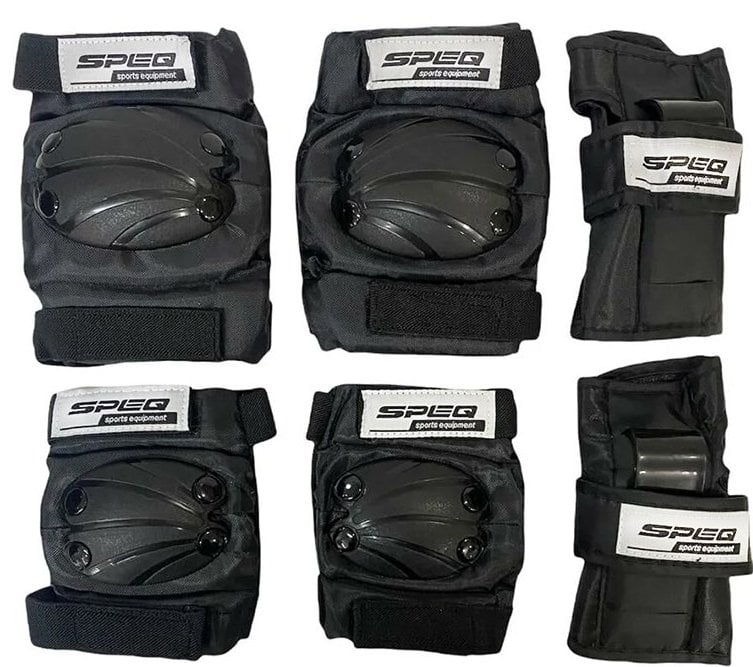 Dizlik Dirseklik Seti Siyah Medium