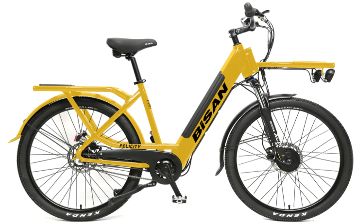 Bisan Felicity - 24 Elektrikli Bisiklet Cat Sarı 50 cm