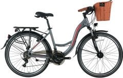 Bisan Sandy 26 Jant Şehir Bisikleti Gri-Kırmızı