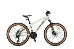 Kron XC100 Hidrolik Disk 26 Jant Dağ Bisikleti Bej-Neon Sarı 36 cm