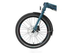 Carraro Flexi 121 D Katlanır Bisiklet Mat Navy Mavi-Siyah Kahve