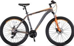 Kron XC100 V Fren 26 Jant Dağ Bisikleti Mat Füme - Gri -Turuncu