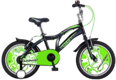Salcano BadBoy 16 Jant Erkek Çocuk Bisikleti Siyah-Yeşil