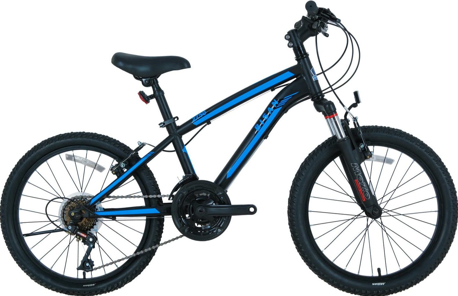 Bisan Kds2750 20 Jant Çocuk Bisikleti Mat Siyah-Mavi