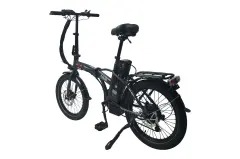 Alba Fold M Fatbike Katlanır 20 Jant Elektrikli Bisiklet - Mat Siyah