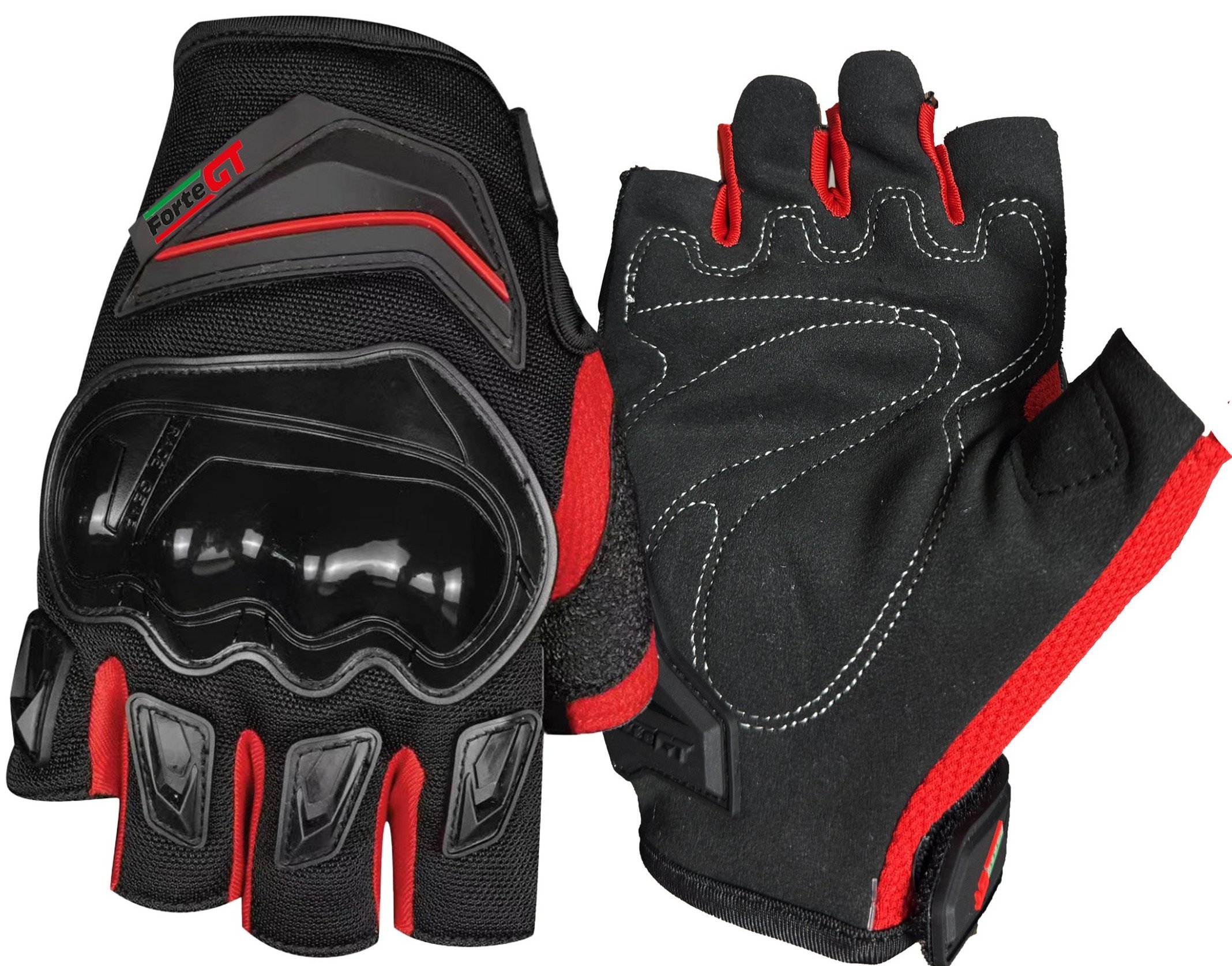 Motor Eldiven Korumalı Kısa Parmak Forte GT Rs1903D