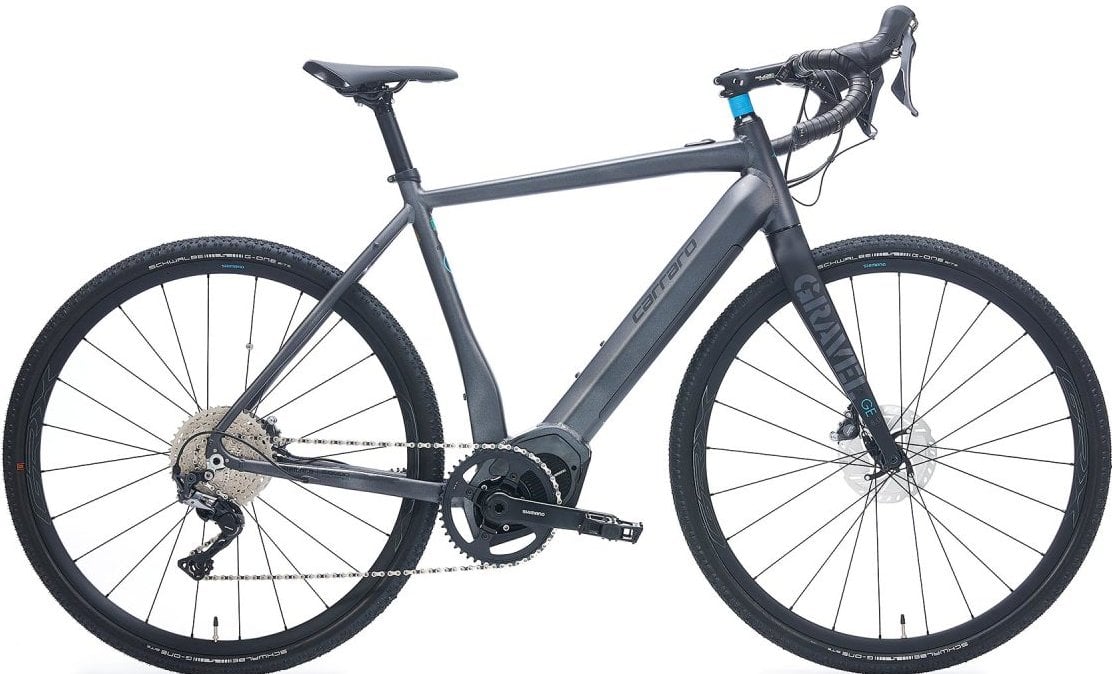 Carraro Gravel GE 8.0 Elektrikli Gravel Bisiklet 58 Cm Antrasit-Mavi